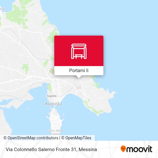 Mappa Via Colonnello Salerno Fronte 31