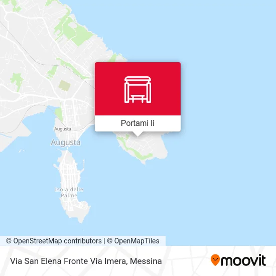 Mappa Via San Elena Fronte Via Imera