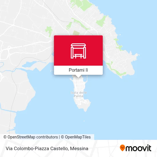 Mappa Via Colombo-Piazza Castello