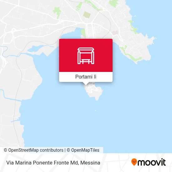 Mappa Via Marina Ponente Fronte Md