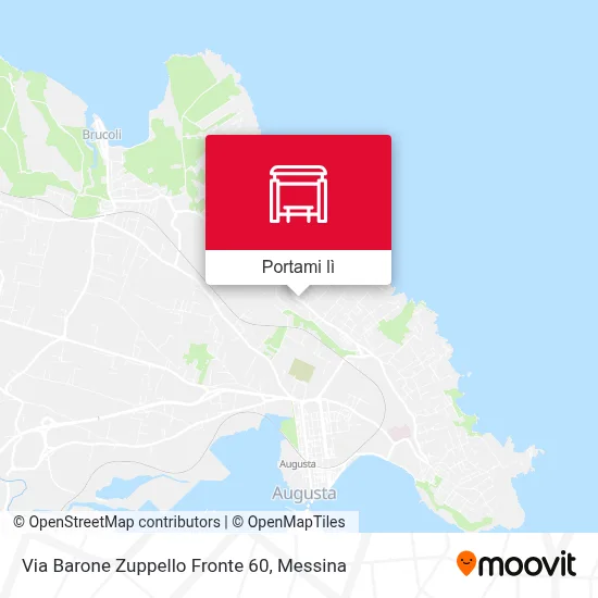Mappa Via Barone Zuppello Fronte 60