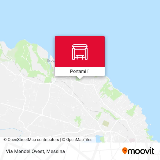 Mappa Via Mendel Ovest