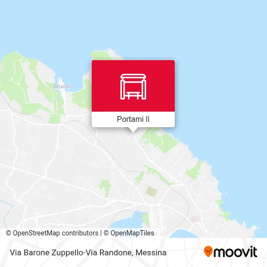 Mappa Via Barone Zuppello-Via Randone