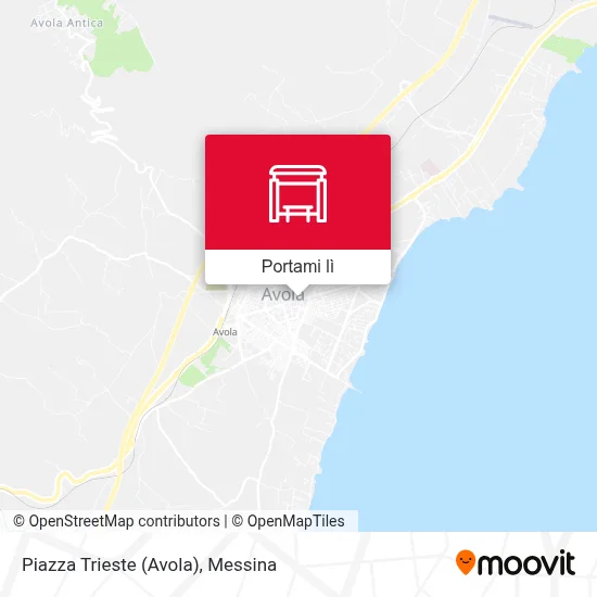 Mappa Piazza Trieste (Avola)