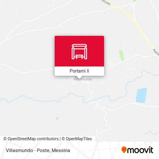 Mappa Villasmundo - Poste