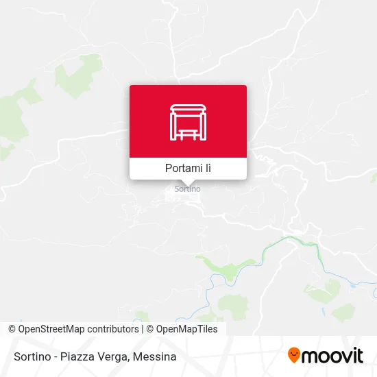 Mappa Sortino - Piazza Verga