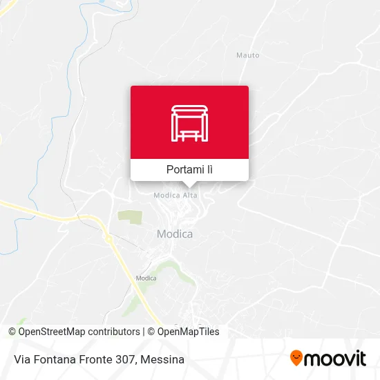 Mappa Via Fontana Fronte 307