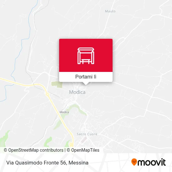 Mappa Via Quasimodo Fronte 56