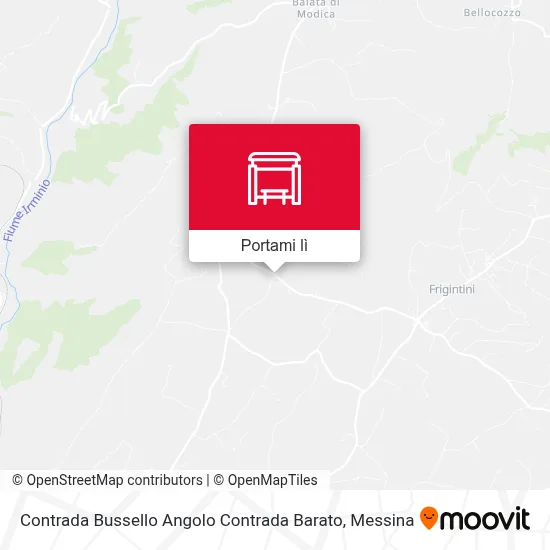 Mappa Contrada Bussello Angolo Contrada Barato