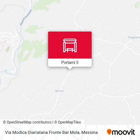 Mappa Via Modica Giarratana Fronte Bar Mola