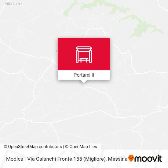 Mappa Modica - Via Calanchi Fronte 155 (Migliore)