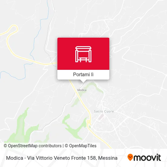 Mappa Modica - Via Vittorio Veneto Fronte 158