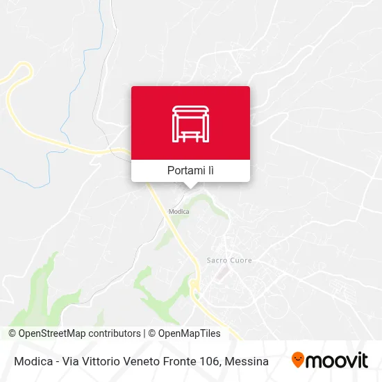 Mappa Modica - Via Vittorio Veneto Fronte 106