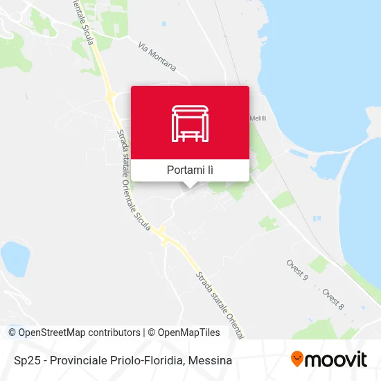 Mappa Sp25 - Provinciale Priolo-Floridia