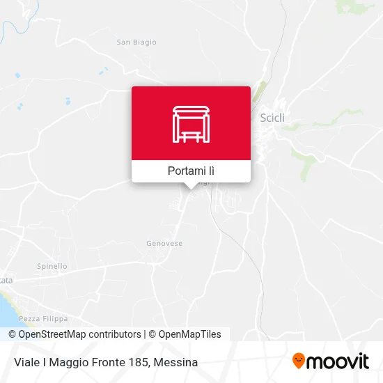 Mappa Viale I Maggio Fronte 185