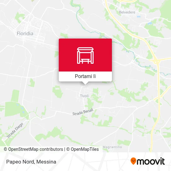 Mappa Papeo Nord
