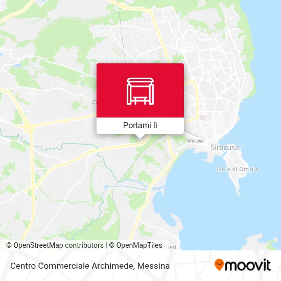 Mappa Centro Commerciale Archimede