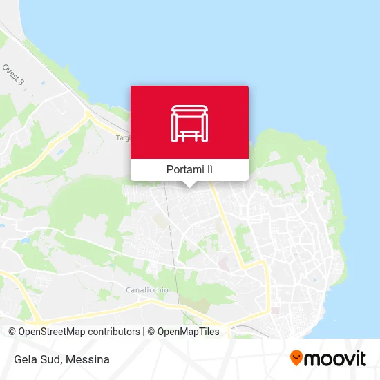 Mappa Gela Sud