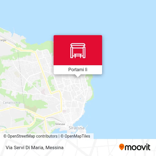 Mappa Via Servi Di Maria