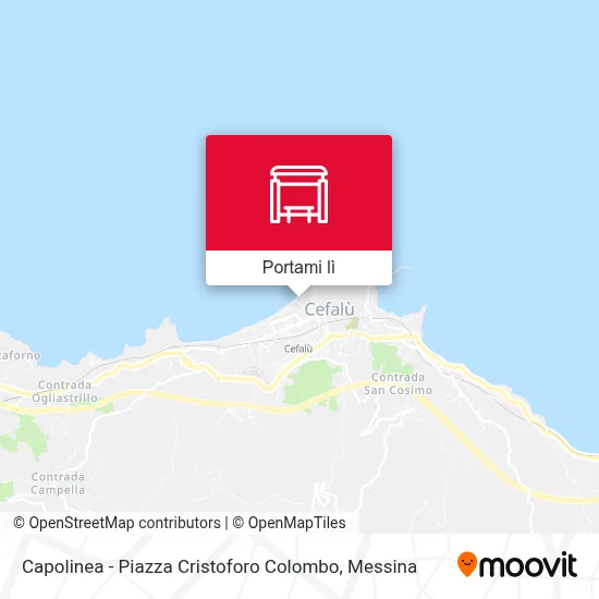 Mappa Capolinea - Piazza Cristoforo Colombo