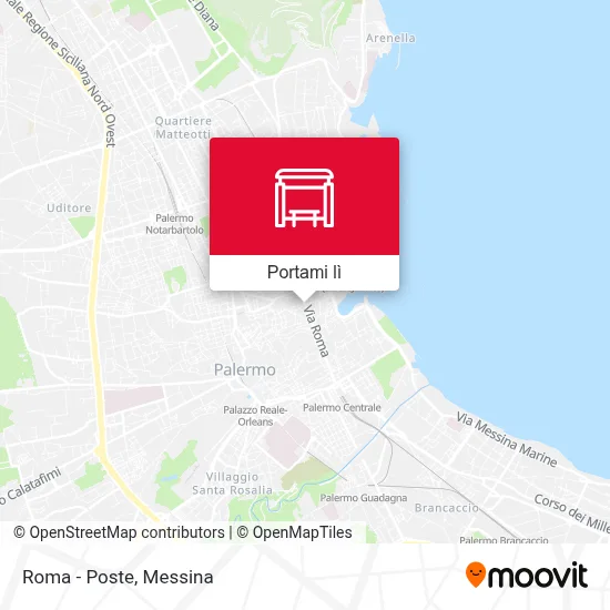 Mappa Roma - Poste