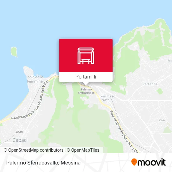 Mappa Palermo Sferracavallo