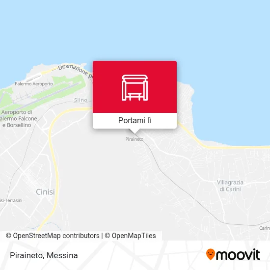 Mappa Piraineto