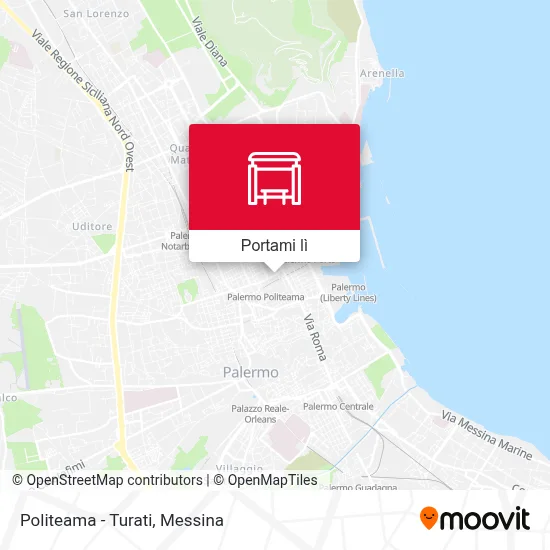 Mappa Politeama - Turati