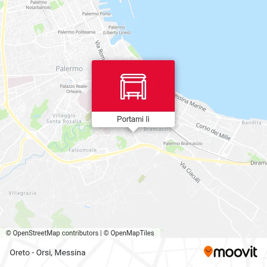 Mappa Oreto - Orsi