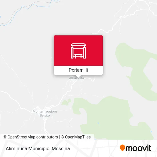 Mappa Aliminusa Municipio