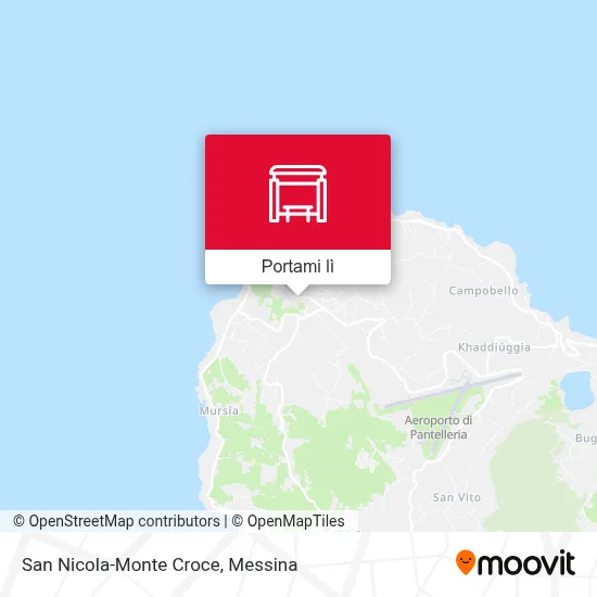 Mappa San Nicola-Monte Croce