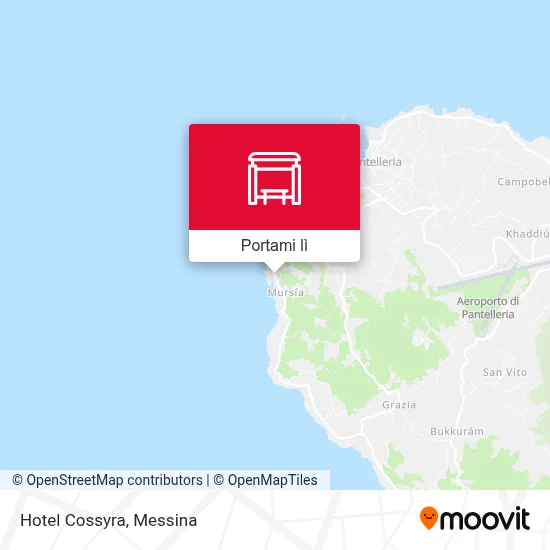 Mappa Hotel Cossyra