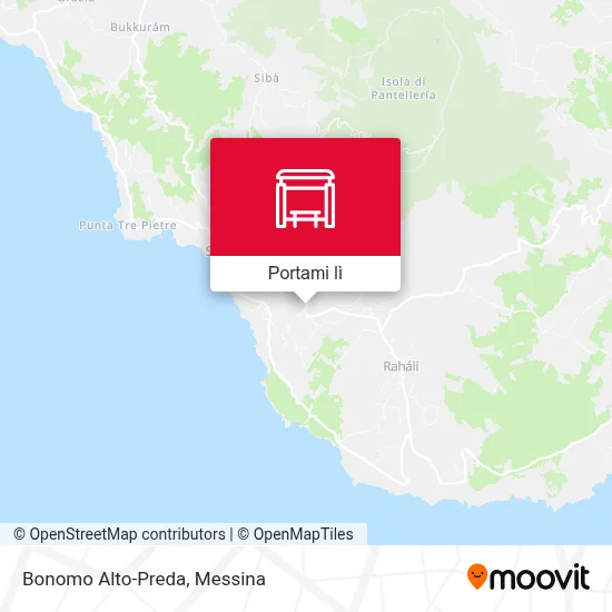 Mappa Bonomo Alto-Preda