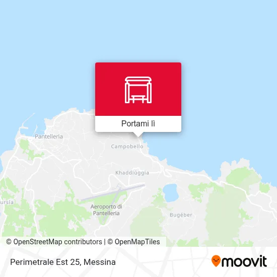 Mappa Perimetrale Est 25