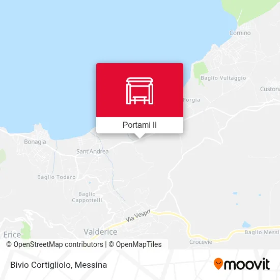 Mappa Bivio Cortigliolo