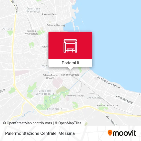 Mappa Palermo Stazione Centrale