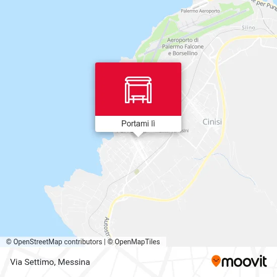 Mappa Via Settimo