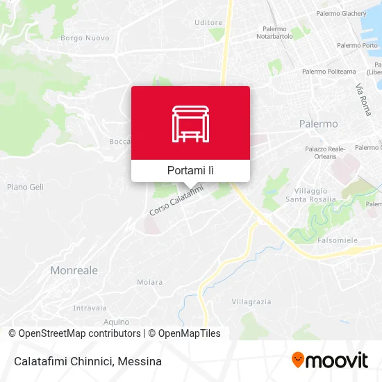 Mappa Calatafimi Chinnici