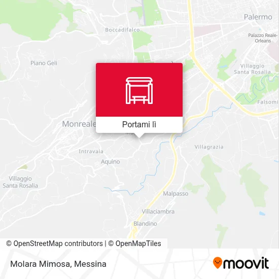 Mappa Molara Mimosa
