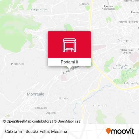 Mappa Calatafimi Scuola Feltri