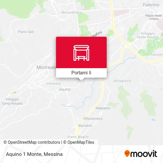 Mappa Aquino 1 Monte