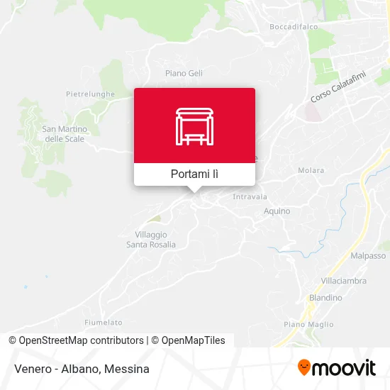 Mappa Venero - Albano