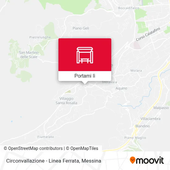 Mappa Circonvallazione - Linea Ferrata