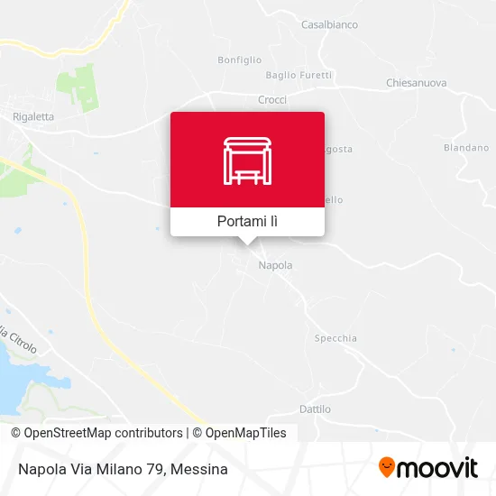 Mappa Napola Via Milano 79