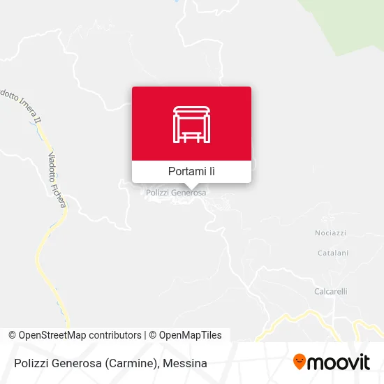 Mappa Polizzi Generosa (Carmine)