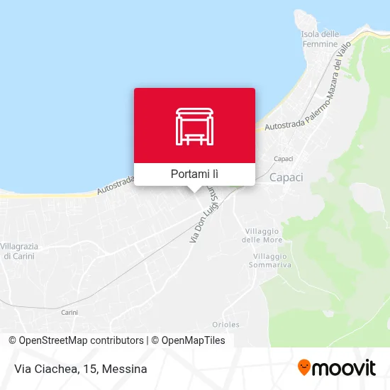 Mappa Via Ciachea, 15