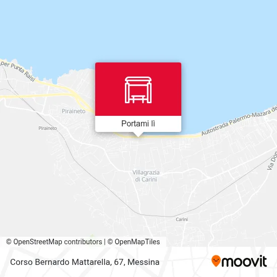 Mappa Corso Bernardo Mattarella, 67