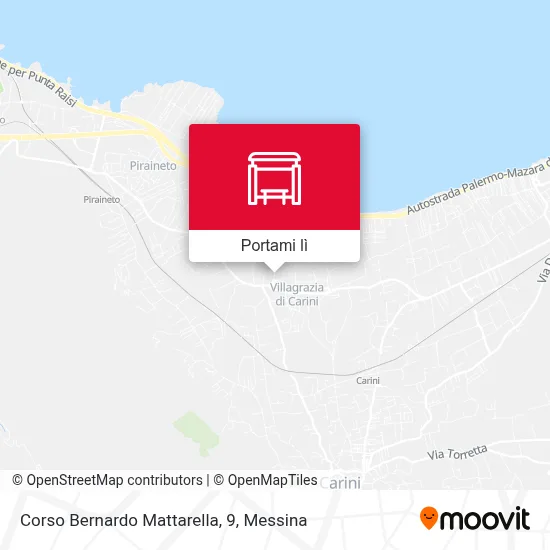 Mappa Corso Bernardo Mattarella, 9