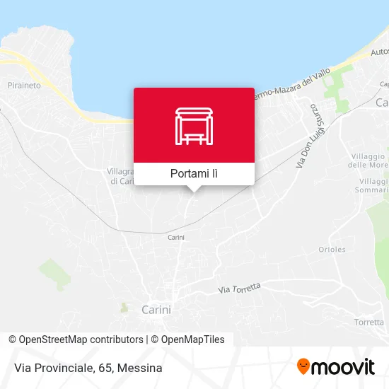 Mappa Via Provinciale, 65