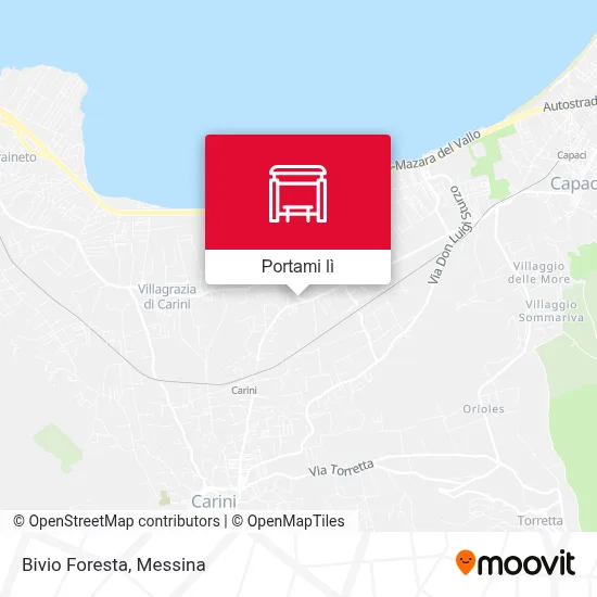 Mappa Bivio Foresta